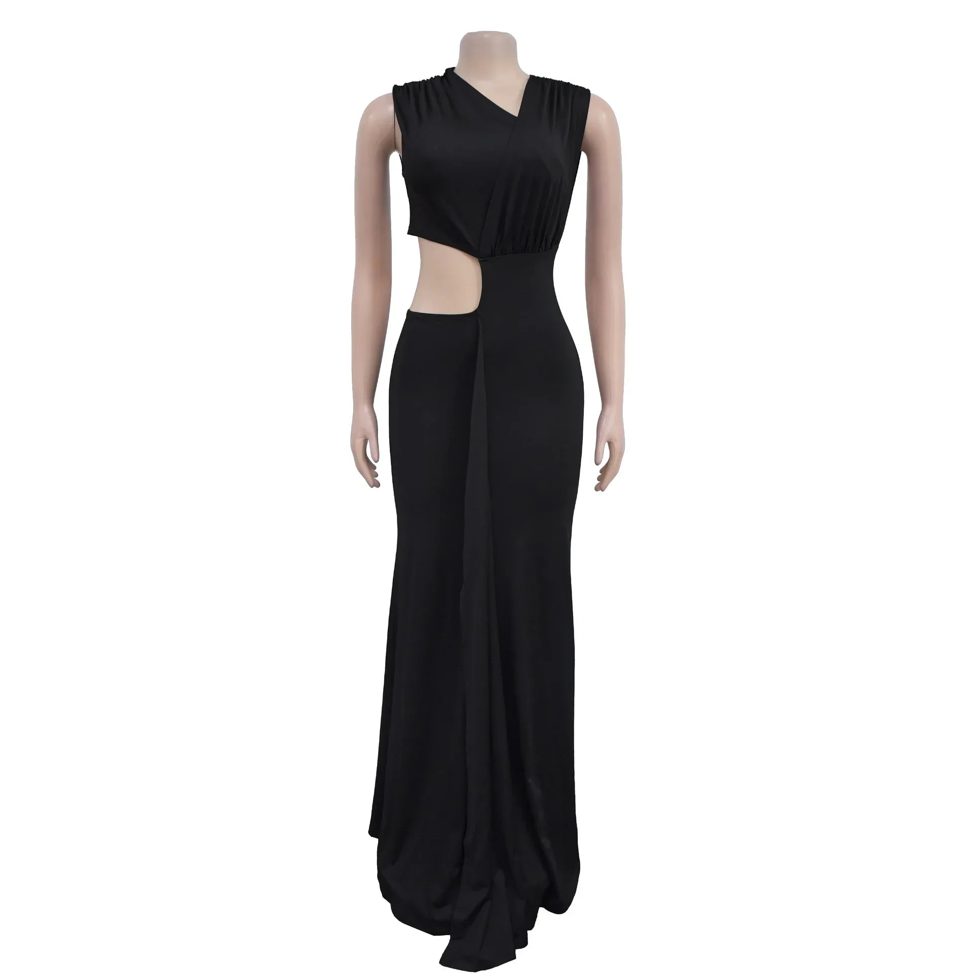 Sexy Split Elegant Dress for Women – Wedding, Cocktail, Prom, and Evening Wear - Premium dress from Lizard Vigilante - Just $66.66! Shop now at Lizard Vigilante