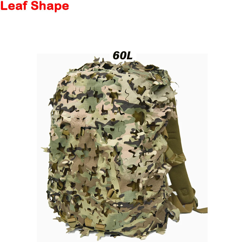 3D Camo Net Backpack Cover - Laser Cut Camouflage for 60L & 80L Packs - Premium backpack cover from Lizard Vigilante - Just $19.99! Shop now at Lizard Vigilante