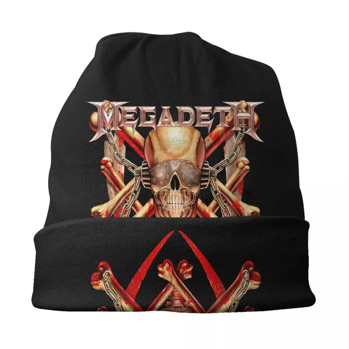 Heavy Metal Rock Megadeths Skull Skullies Beanies Caps Cool Winter Warm Men Women Knitted Hats Adult Unisex Bonnet Hats - Lizard Vigilante
