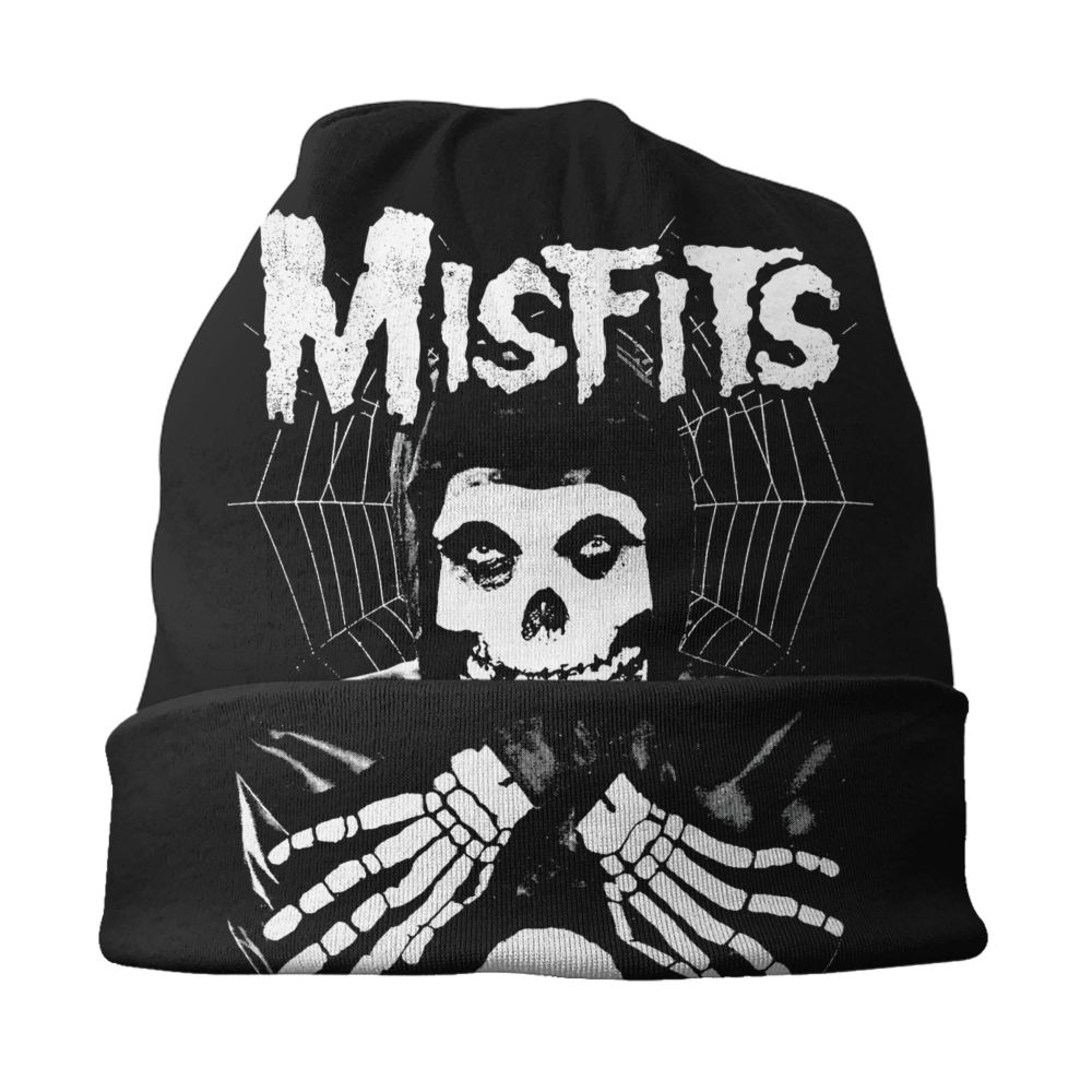 Misfits Horror Punk Rock Knit Beanie – Unisex Winter Skull Cap for Men & Women - Premium beanie from dsers - Just $19.99! Shop now at Lizard Vigilante