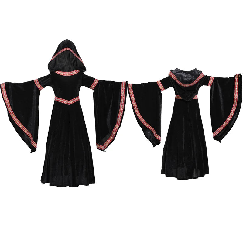 Girls' Medieval Halloween Dress for Haunted House Stage Performance - Premium Cosplay Costumes from Lizard Vigilante - Just $34.99! Shop now at Lizard Vigilante