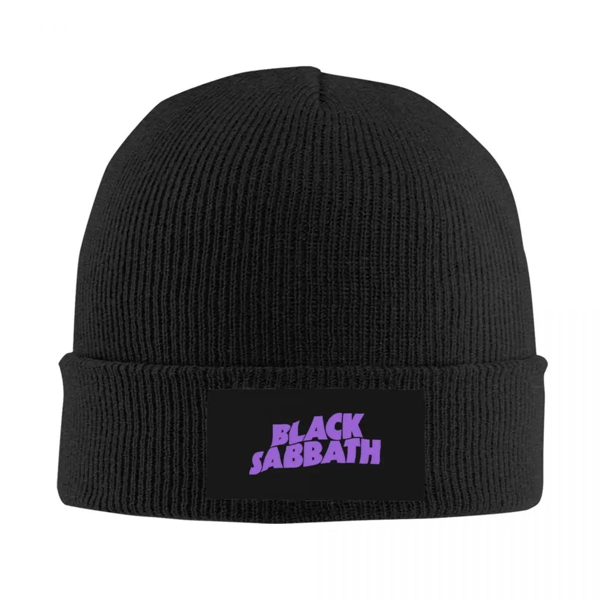 Black Sabbat Knitted Hat Beanie Autumn Winter Hats Warm Fashion Rock Cap Men Women - Premium beanie from Lizard Vigilante - Just $17.99! Shop now at Lizard Vigilante