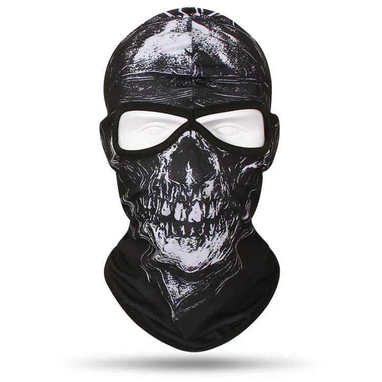 Skull Bandana Balaclava for Men & Women – Halloween Windproof Sports Scarf, Full Face Cover for Riding, Skiing, Fishing, Hiking, and More - Premium T-Shirt from Lizard Vigilante - Just $19.99! Shop now at Lizard Vigilante