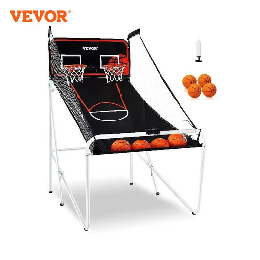 VEVOR Foldable Basketball Arcade Game 2 Player Indoor Basketball Game Home Dual Shot Sport w/ 4 Balls 8 Game Modes for Kid Adult - Premium  from Lizard Vigilante - Just $113.99! Shop now at Lizard Vigilante