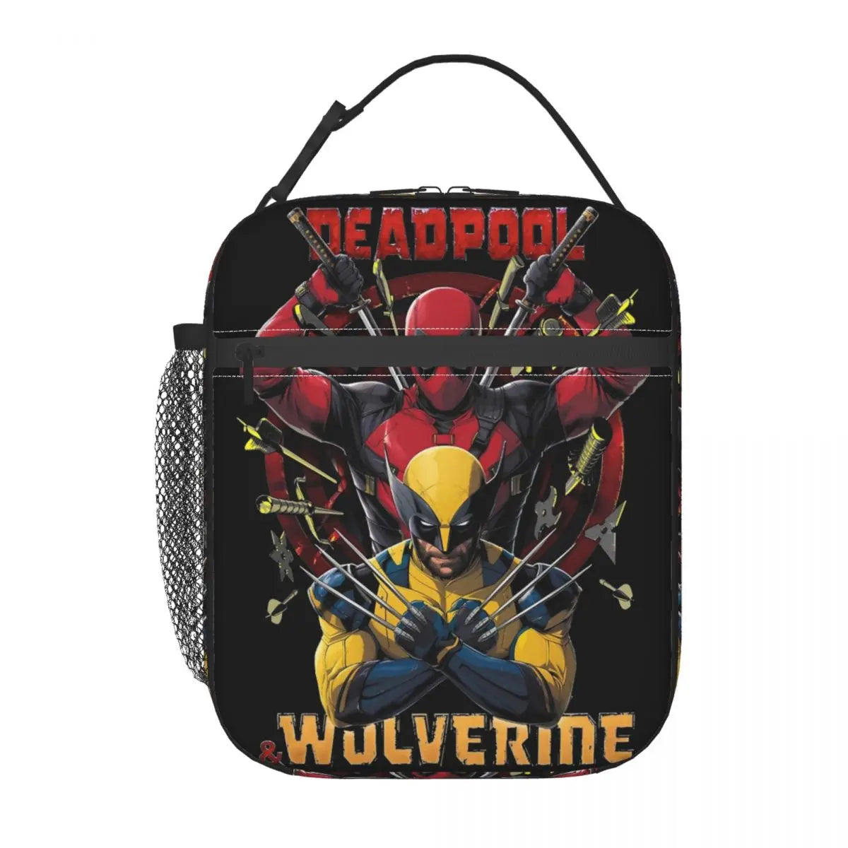 D & W Superhero Lunch Bag – Deadpool-Inspired Leakproof Thermal Meal Tote for Men, Women, Office, and Picnic Adventures - Premium lunch bag from Lizard Vigilante - Just $23.88! Shop now at Lizard Vigilante