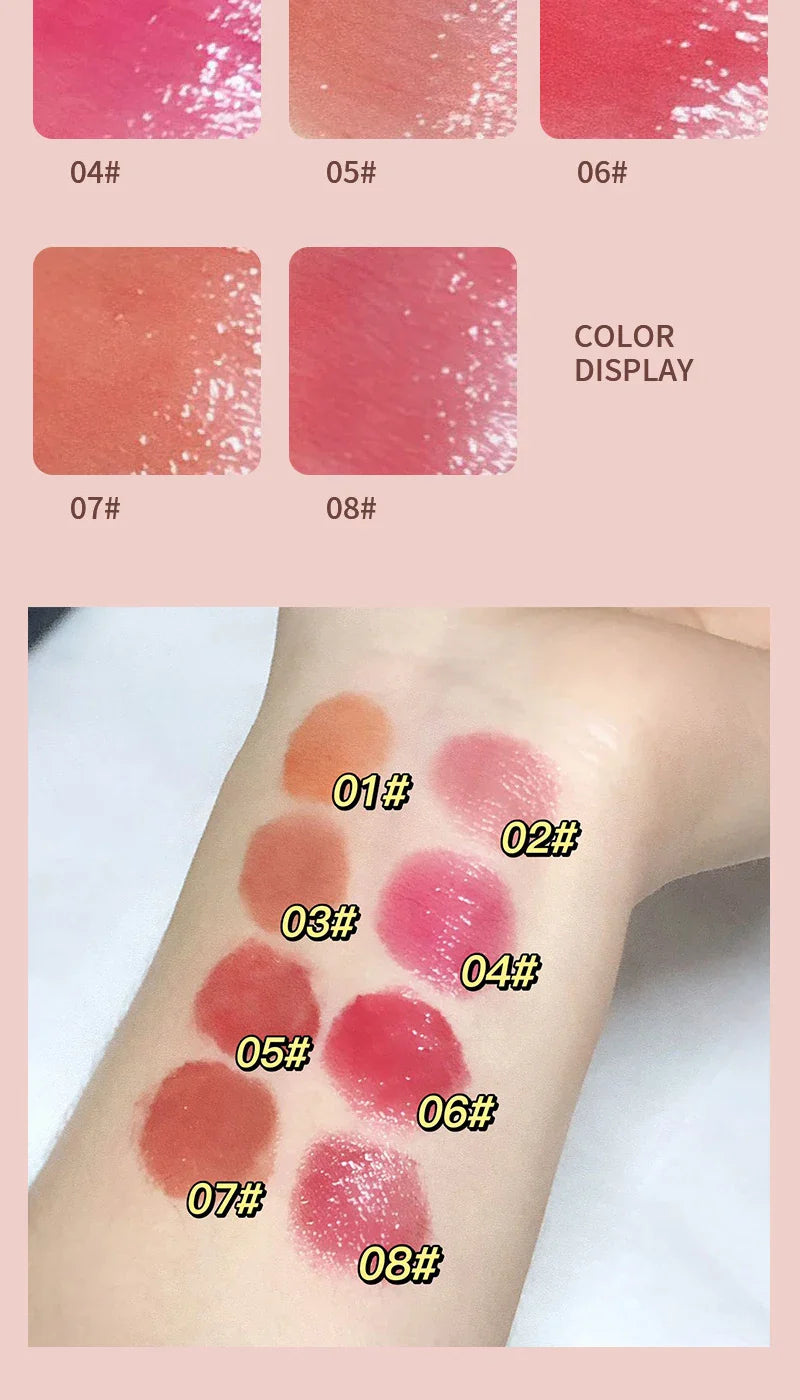 HERORANGE Lip Gloss High Shine - Long Lasting, Non Transfer, Mirror Finish, Velvety Moisturizing Lip Stain for Natural Look, Veg