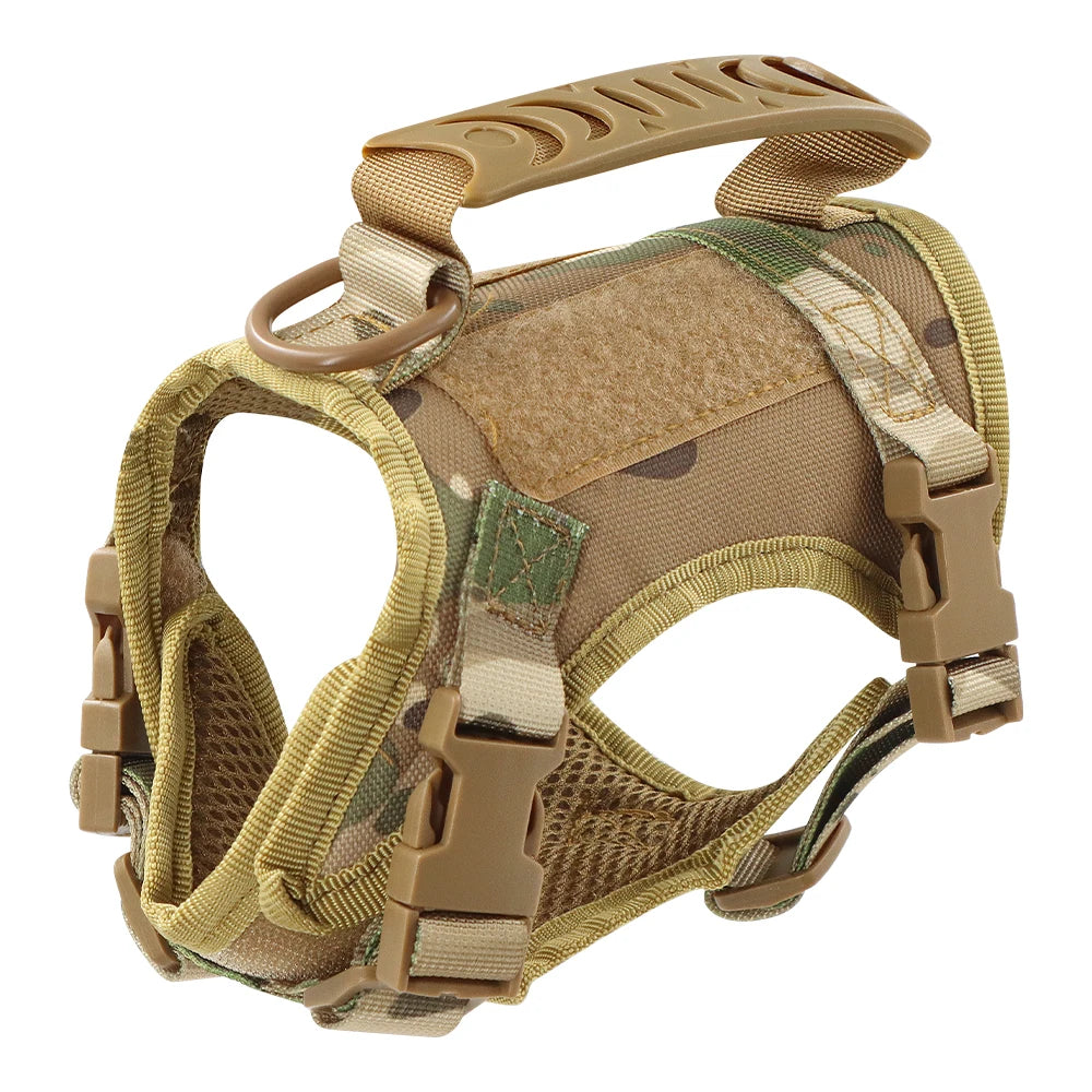 Combat Kitty Tactical Harness – Adjustable Full-Body Vest With Control Handle For Cats & Small Dogs