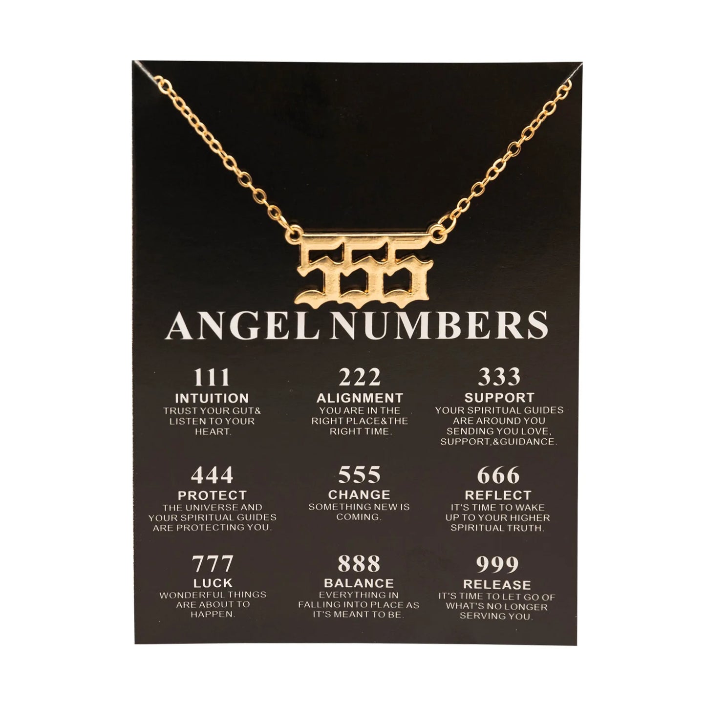 666 Necklace Fashion Jewelry Alloy Gold Color Lucky Angel Numbers Wish 777 Pendant Necklace for Women Girl Gift Birthday Neck - Premium necklace from Lizard Vigilante - Just $16.66! Shop now at Lizard Vigilante