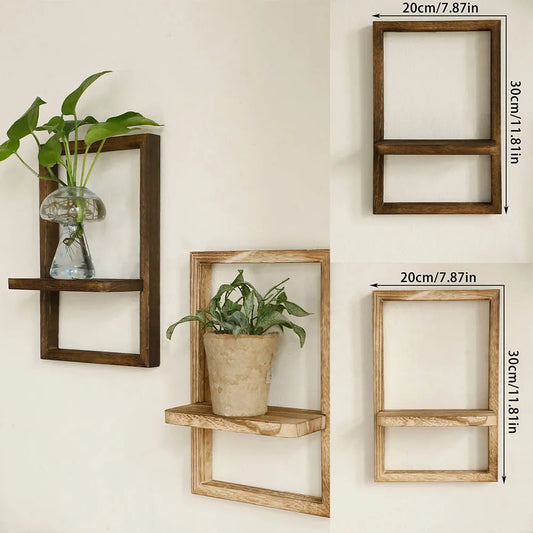 “Wall of Riffs” Industrial-Grade Wooden Hanging Shelf – Post-Modern Display Rack for Loud Lives & Louder Walls - Premium shelf from dsers - Just $18.99! Shop now at Lizard Vigilante