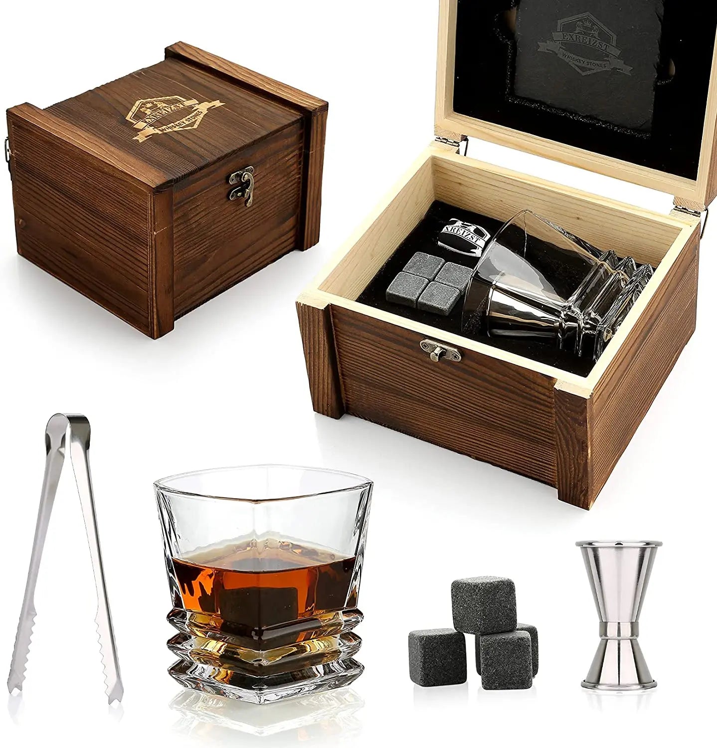 Whiskey Stone Set - Elevate Your Drinking Experience - Premium whiskey stone from Lizard Vigilante - Just $59.99! Shop now at Lizard Vigilante