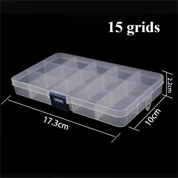 Mini Plastic Rectangular Storage Box Translucent Packing Box Dustproof Durable Strong Jewelry Case Container Home Storage