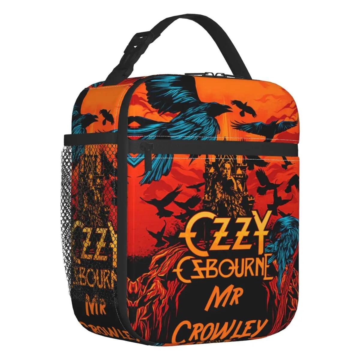 Ozzy Osbourne Heavy Metal Band Rock Lunch Bag Women Thermal Cooler Prince Of Darkness Insulated Lunch Boxes for  School - Premium cooler bag from Lizard Vigilante - Just $21.99! Shop now at Lizard Vigilante