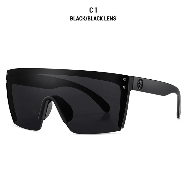 Heat Wave Square Polarized Sports Sunglasses UV400 for Men and Women