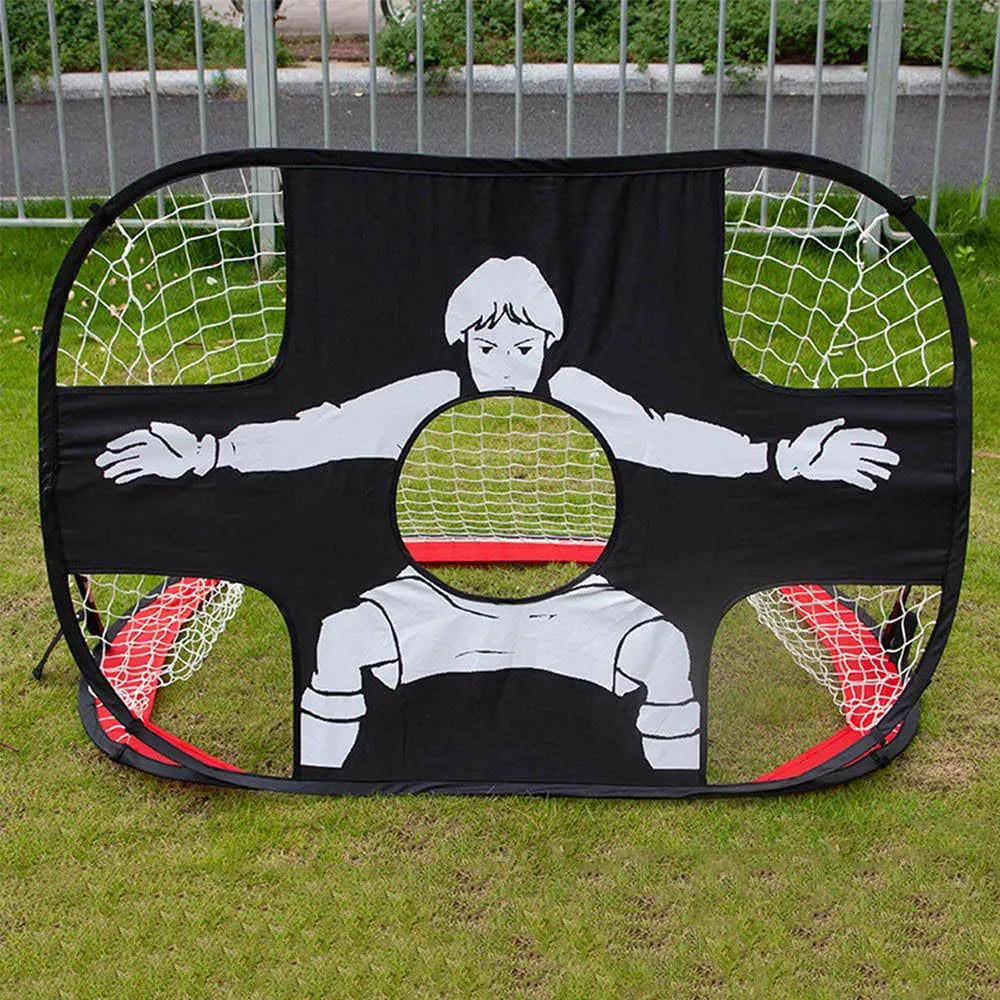 Foldable Nylon Football Goal Net - Portable Soccer Goal for Adults & Kids | Ideal for Indoor and Outdoor Play - Premium  from Lizard Vigilante - Just $33.99! Shop now at Lizard Vigilante