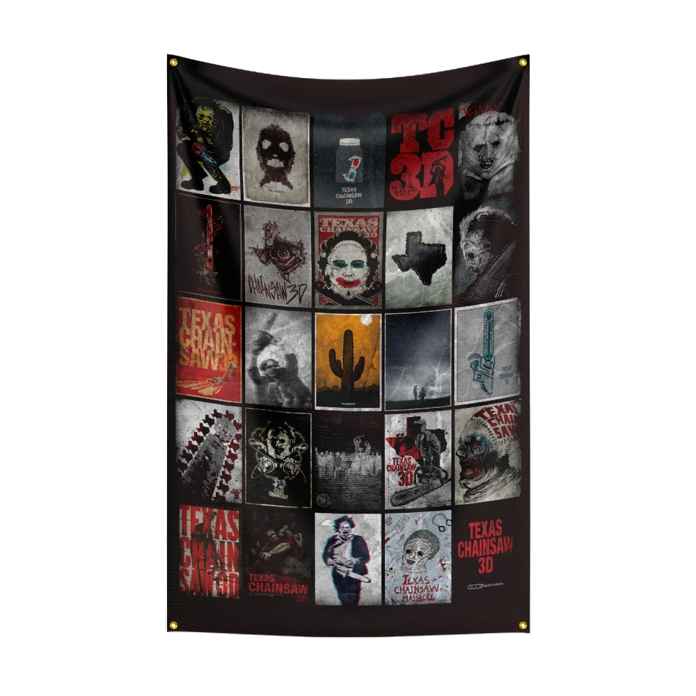 Texas Chainsaw Massacre Flag - 3x5 Ft Classic Horror Movie Banner, Halloween Wall Decor, Polyester Hanging Poster - Premium flag from Lizard Vigilante - Just $15.99! Shop now at Lizard Vigilante