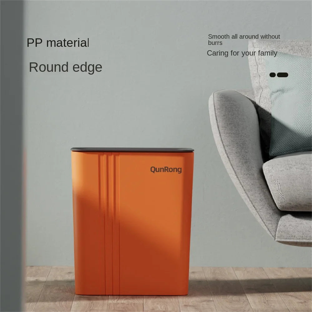 Trash Bin Narrow Seam Sensor Bin Recycling 8l/12l/16l Modern Minimalist Household Cleaning Tools Kitchen Trash Can Garbage Bin