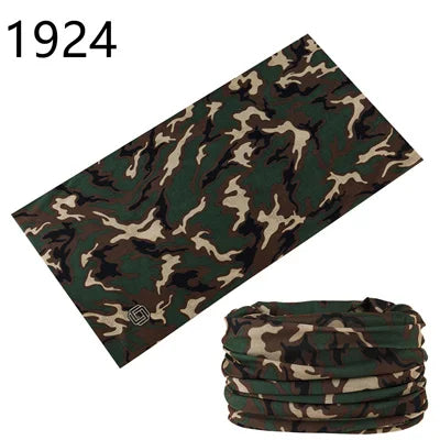 Camouflage Seamless Magic Bandana Buffs Neck Gaiter Paisley Headband Cycling Fishing Tube Face Shield Men Women Scarf Mask Cap - Premium neck gaiter from Lizard Vigilante - Just $5.99! Shop now at Lizard Vigilante