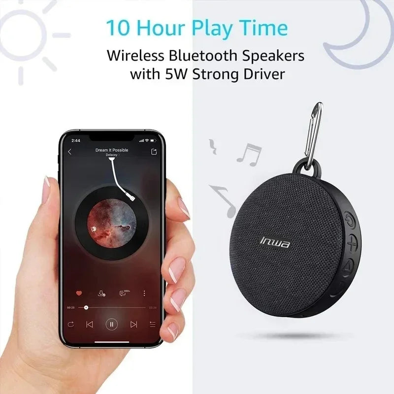 Bicycle Bluetooth Portable Wireless Sound Box with Bracket Handlebar Speaker Waterproof Subwoofer for Scooter Outdoor