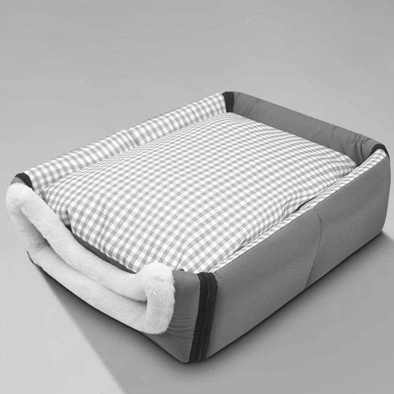 Pet Dog House Soft Cozy Pet Sleeping Bed for Small Medium Dogs Cats Foldable Removable Puppy Nest Portable Kennel Pet Supplies - Premium pet bed from Lizard Vigilante - Just $24.99! Shop now at Lizard Vigilante