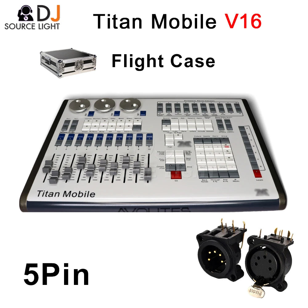 Professional Titan Mobile V16 Version Console Touch Wing on PC Stage Light Controller Tiger DJ Disco Lighting DMX512 Console MA2 - Premium lighting console from Lizard Vigilante - Just $988.88! Shop now at Lizard Vigilante