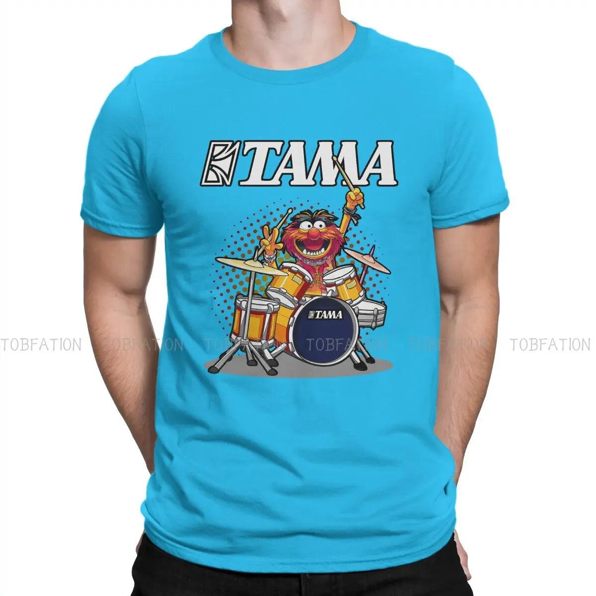 ANIMAL Drummer TAMA Drums Soft Casual T Shirt High Quality Muppet Puppet Tee - Premium T-Shirt from Lizard Vigilante - Just $20.99! Shop now at Lizard Vigilante