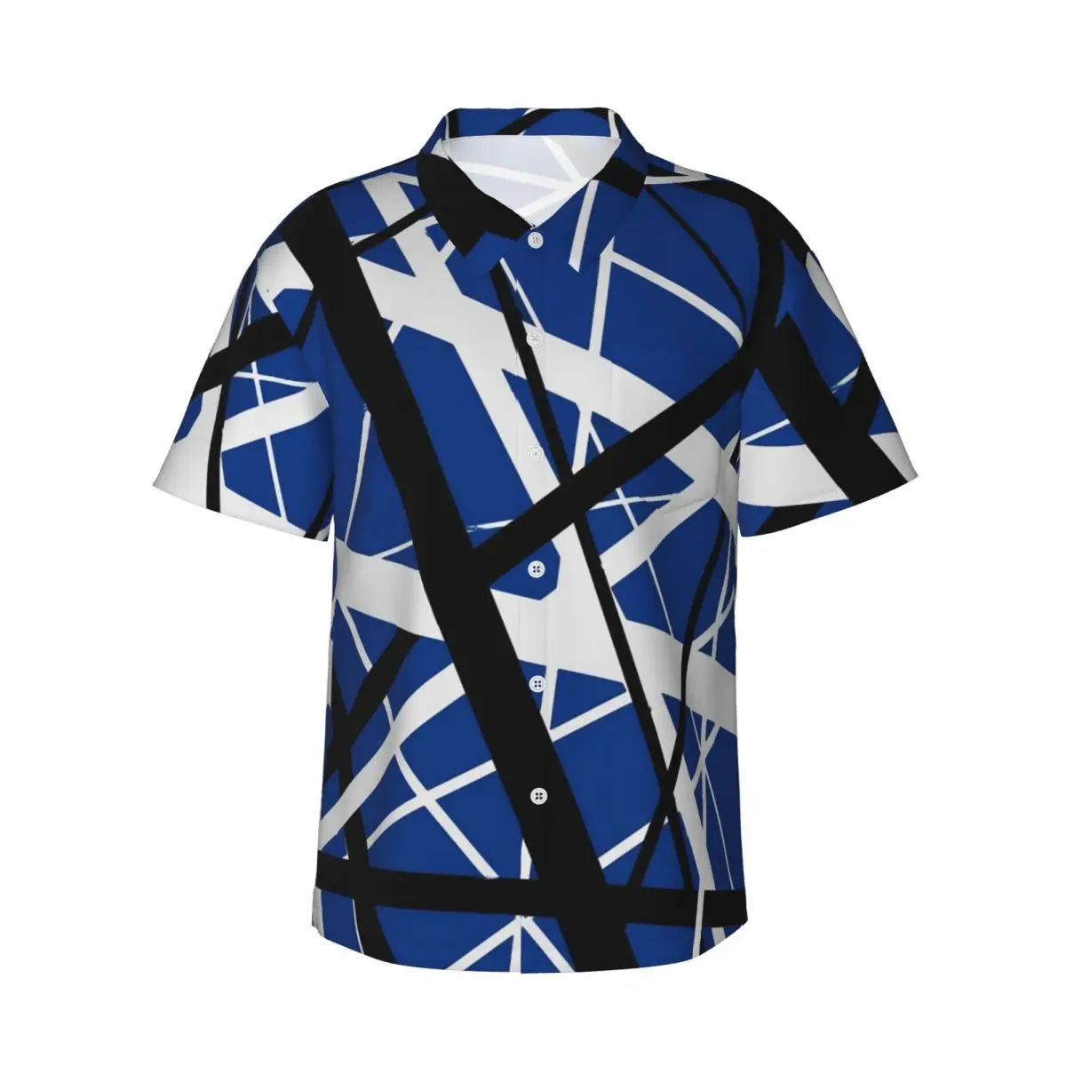 Summer Beach Van Shirt Halen Vans Lines Print Cool Blouse Casual Shirts Male Short Sleeve 1984 Street Clothing - Premium hawaiian shirt from Lizard Vigilante - Just $29.84! Shop now at Lizard Vigilante