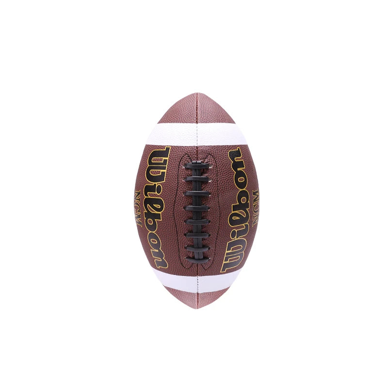 Official PU Leather Wilson American Football Balls Adult Kids 1PC High Quality Sports Size 3 6 9 Grip - Premium football from Lizard Vigilante - Just $22.99! Shop now at Lizard Vigilante