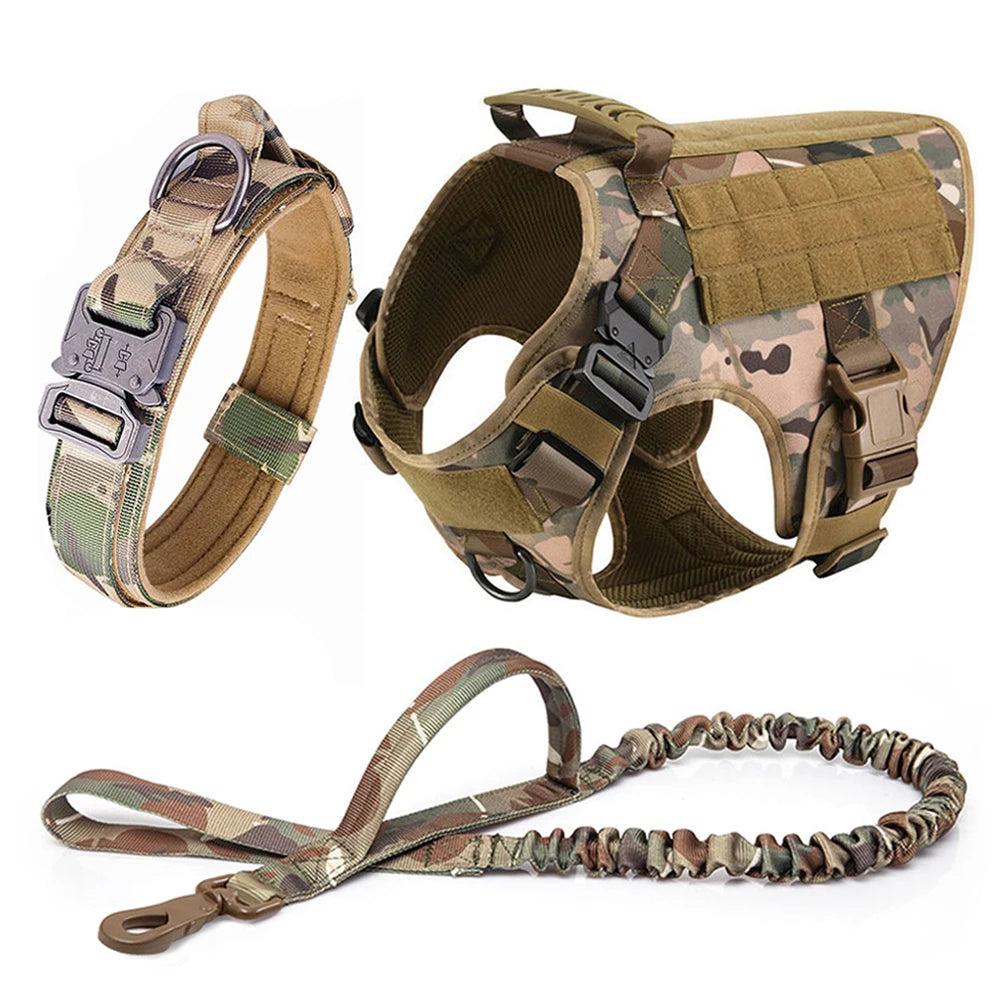 Battle-Ready K9 Vest & Leash Set – Street Armor For Power Dogs