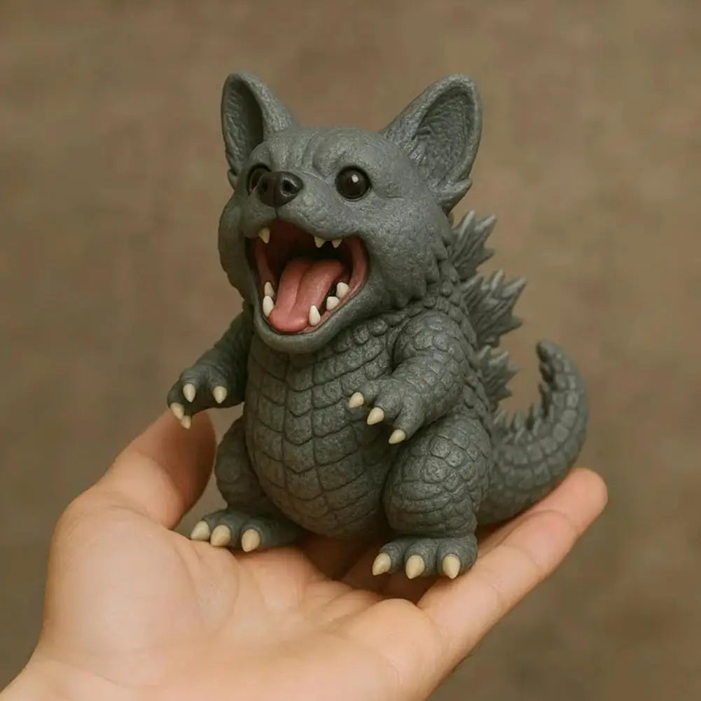 Handmade Dog Sculpture Handmade Resin Dog Figurines for Home Office Decor Collectible Puppy for Pet Unique Home Decoration