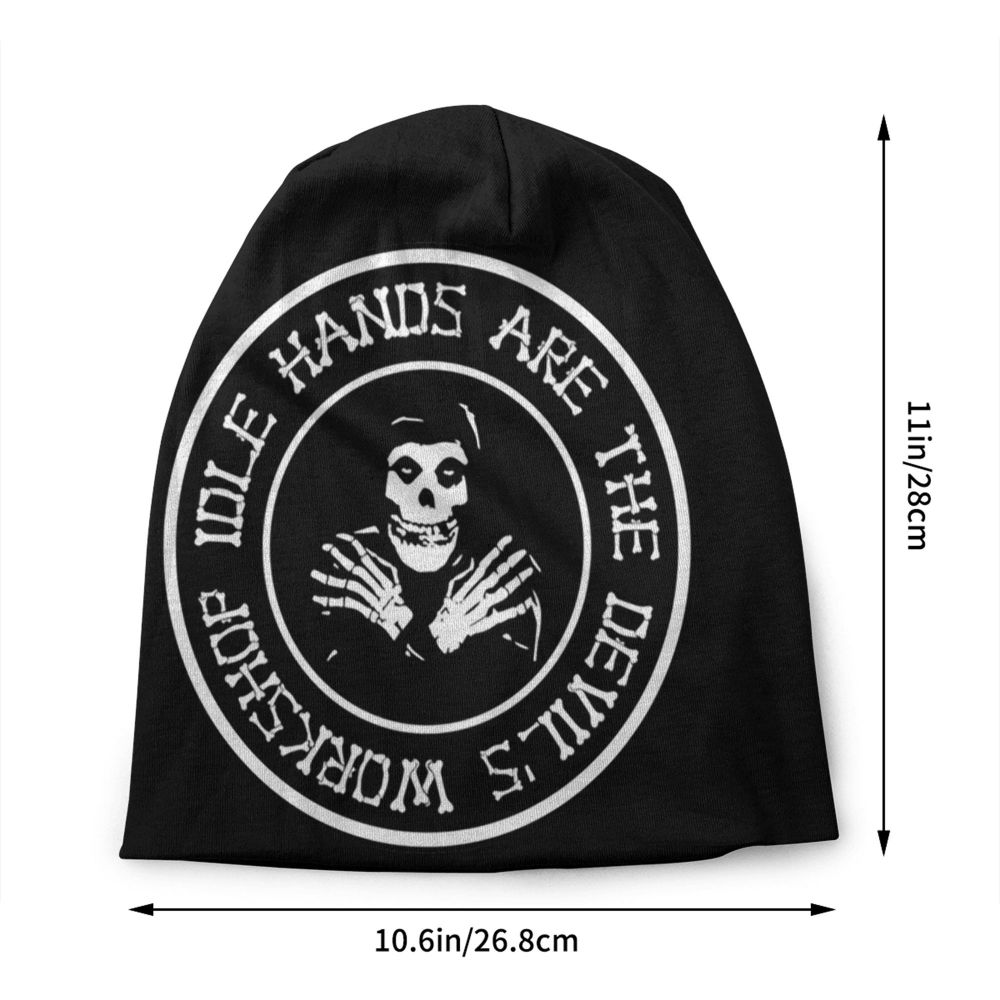 Misfits Horror Punk Rock Knit Beanie – Unisex Winter Skull Cap for Men & Women - Premium beanie from dsers - Just $19.99! Shop now at Lizard Vigilante