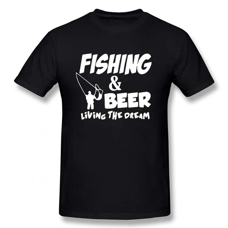 Funny Love Fishing T-shirt Men Just Fish It Funny Shirt Short Sleeve Hip Hop Loose Quick-Dry Men's Tee Shirt xxs-6XL Top - Lizard Vigilante