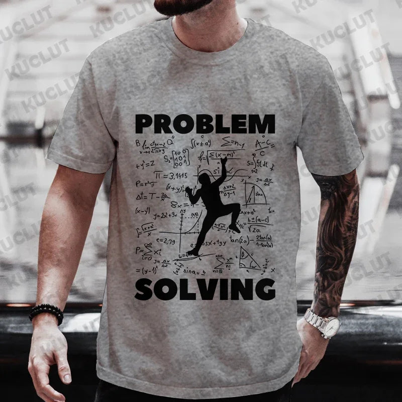 Cliff Chaos Problem Solver Street Climber Tee