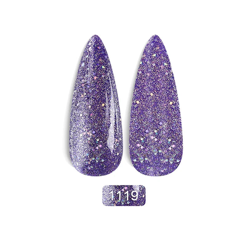 Rainbow Ghini Ultra Shiny Glitter Gel Nail Polish Semi-permanent Gellack UV Varnish Gold Silver Metal Gel Nail Art Wholesale Top