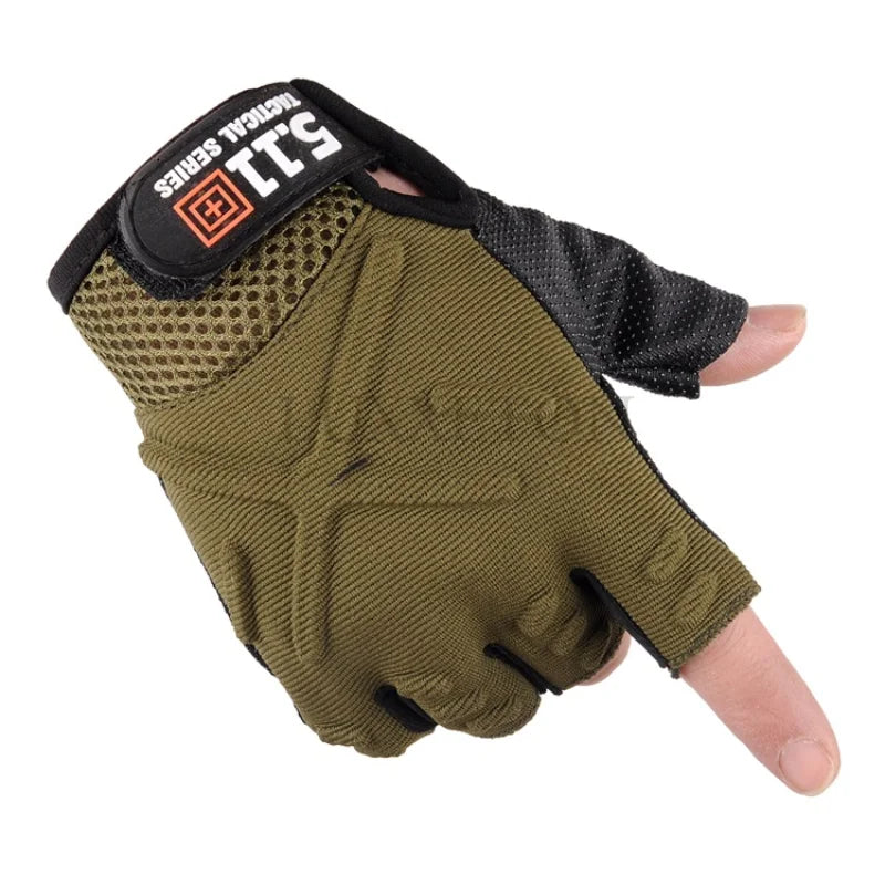 LUXXETON Tactical Gloves - Unisex Anti-Skid Combat Fighting Outdoor Sports Finger Mittens - Premium gloves from Lizard Vigilante - Just $17.88! Shop now at Lizard Vigilante