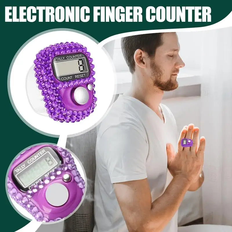 LCD Finger Tally Ring Counter