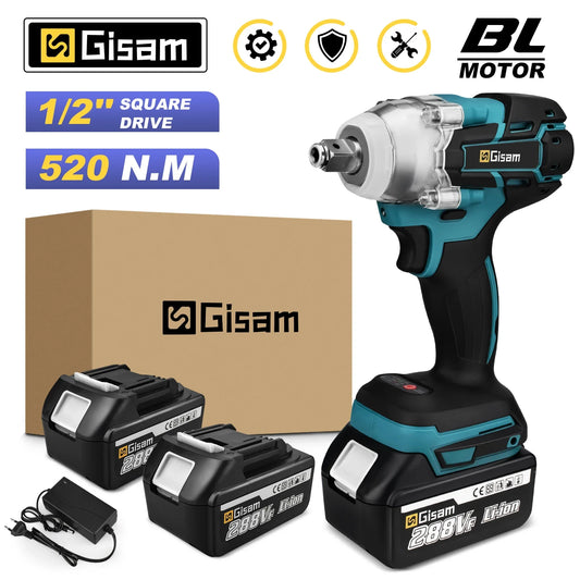 Gisam 520N.M Thunderstrike Impact Wrench – Crush Bolts, Dominate DIY, Rule the Garage - Premium wrench from dsers - Just $69.99! Shop now at Lizard Vigilante