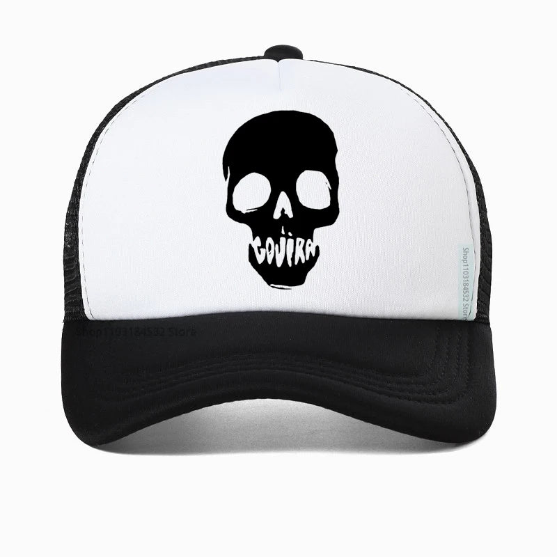 Gojira Baseball Cap Metal Rock Hat Summer Cotton Mesh Trucker Caps Gojira Band Hats French Heavy Metal Band Skull Cap - Premium hat from Lizard Vigilante - Just $18.99! Shop now at Lizard Vigilante