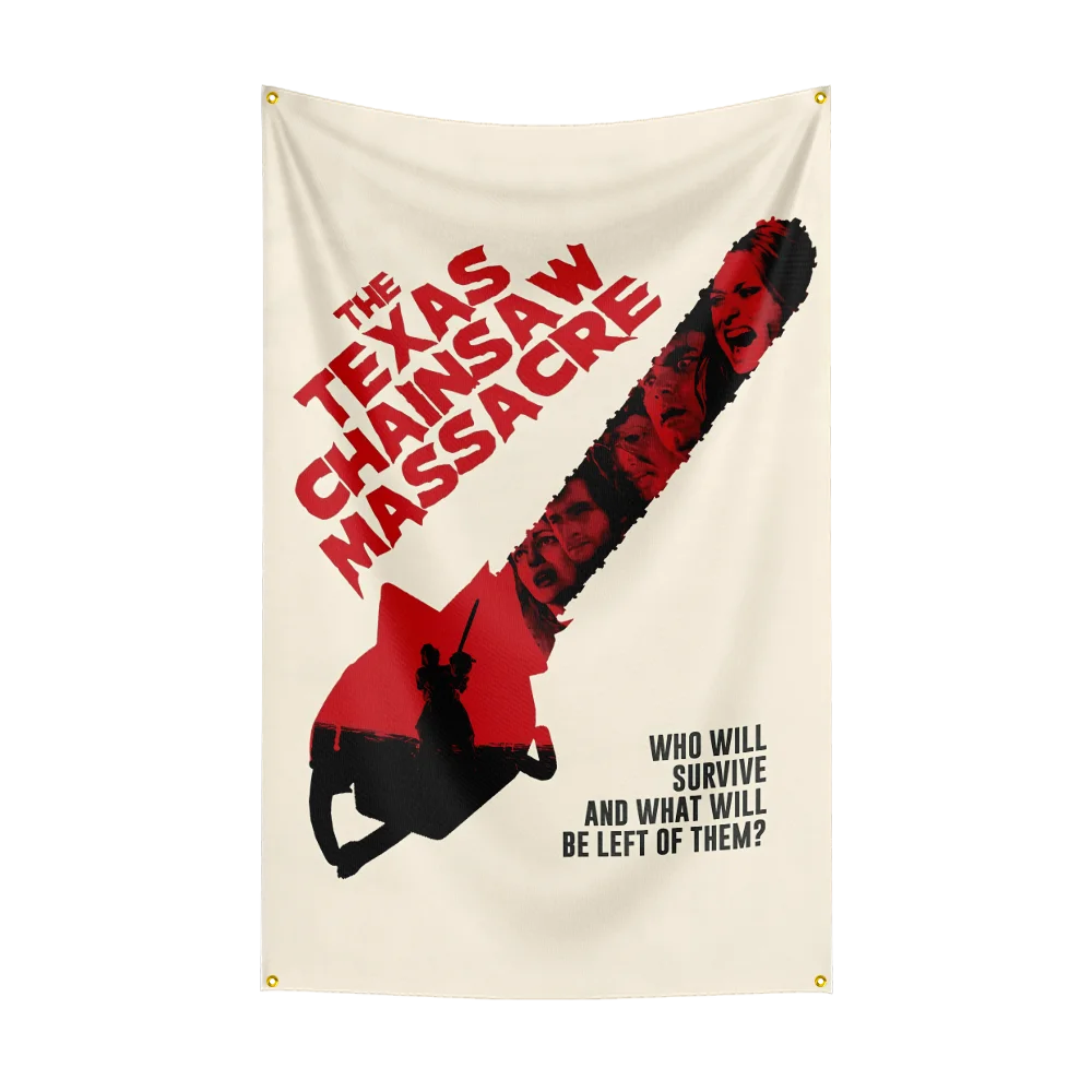 Texas Chainsaw Massacre Flag - 3x5 Ft Classic Horror Movie Banner, Halloween Wall Decor, Polyester Hanging Poster - Premium flag from Lizard Vigilante - Just $15.99! Shop now at Lizard Vigilante