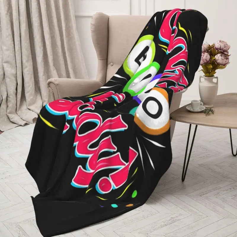 Custom 3D Printed Lucky Game Crazy Bingo Lady Gambling Player Blanket – Comfortable Soft Flannel Winter Throw Blanket for Travel, Bed, and Home - Premium blanket from Lizard Vigilante - Just $15.99! Shop now at Lizard Vigilante