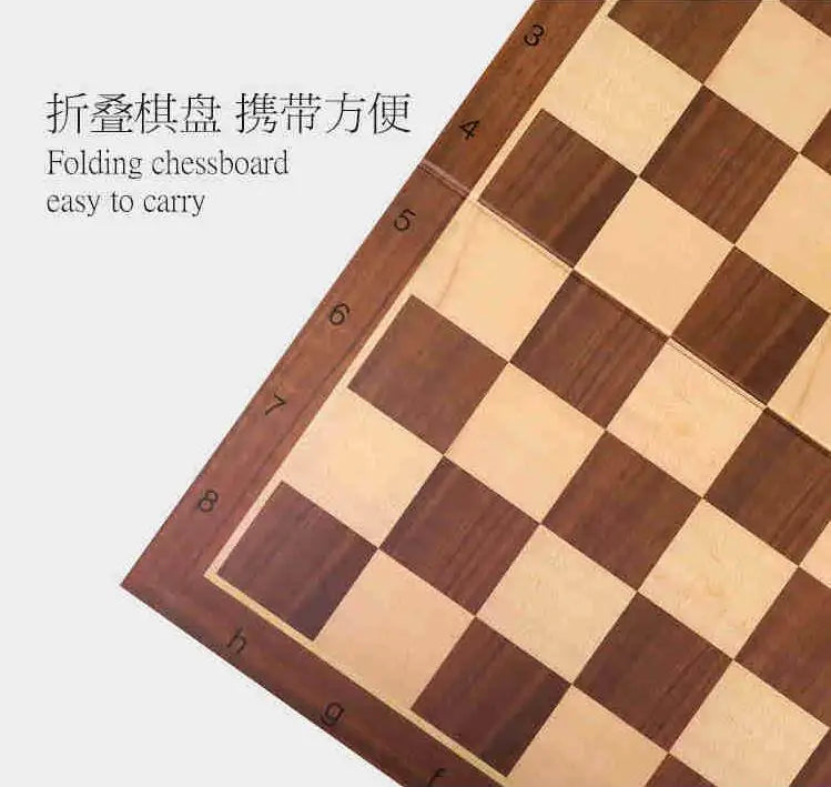 Heavy Hitter Classic Chess Set – Foldable Nonmagnetic Game Board with Weighted Luxury Resin Pieces (King 7.5cm) - Premium chess set from dsers - Just $115.99! Shop now at Lizard Vigilante