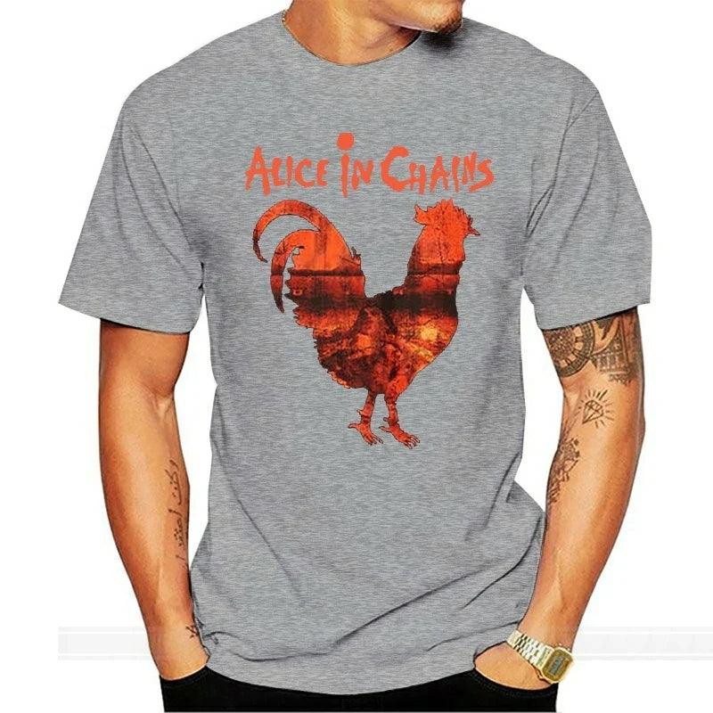 Alice in Chains Rooster Dirt Layne Staley Rock Band Logo New T-shirt Unisex - Lizard Vigilante