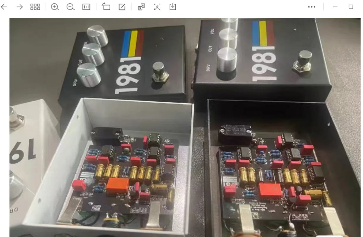 🎸 1981 Punk Riot Overdrive Distortion Stompbox Multi-Effect Chaos Unit