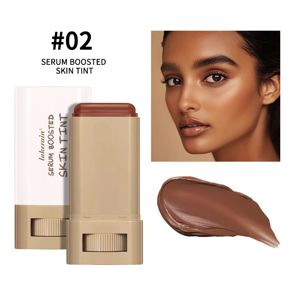 Beauty Balm Serum Boosted Skin Tint Foundation Stick Smooth Plumper Hight Coverage Travel Bronze Foundation Makeup