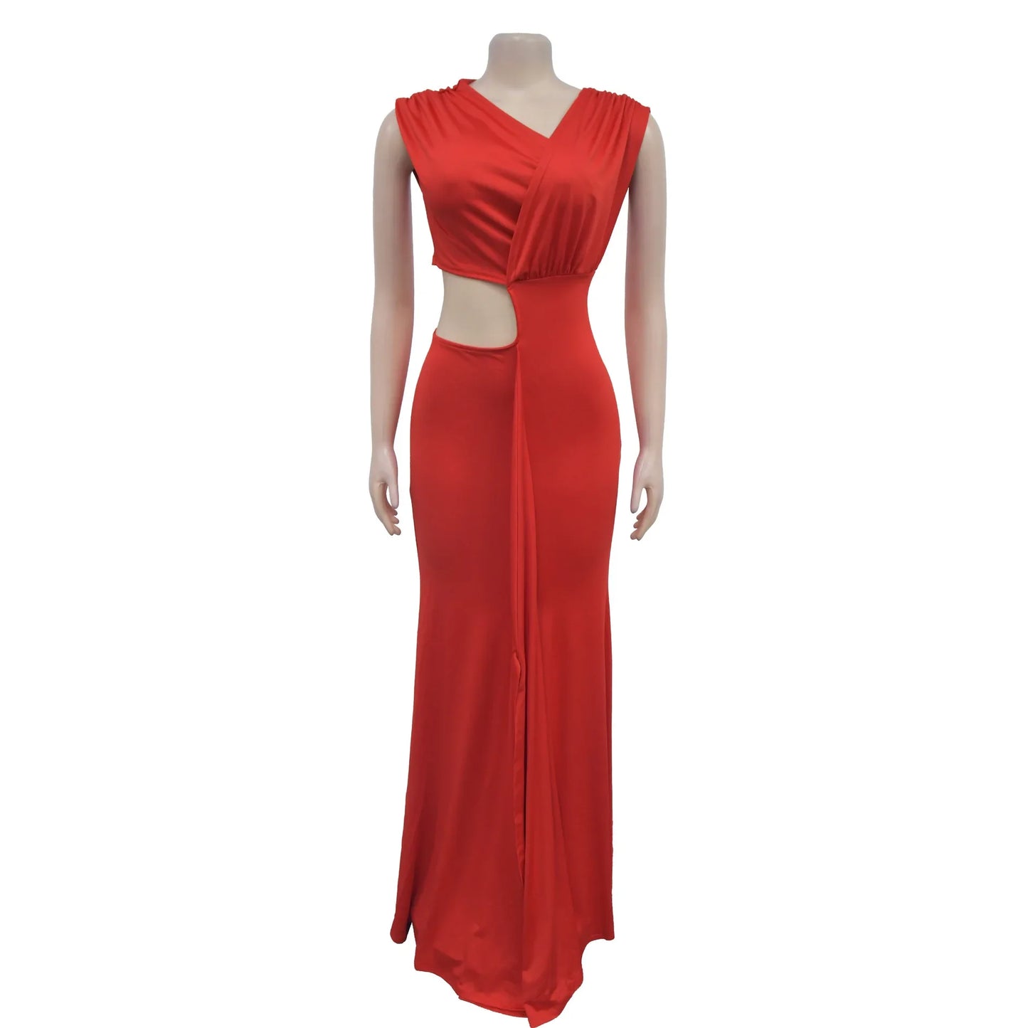 Sexy Split Elegant Dress for Women – Wedding, Cocktail, Prom, and Evening Wear - Premium dress from Lizard Vigilante - Just $66.66! Shop now at Lizard Vigilante