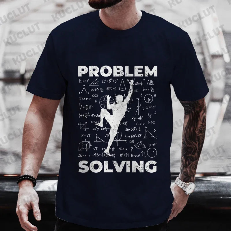 Cliff Chaos Problem Solver Street Climber Tee