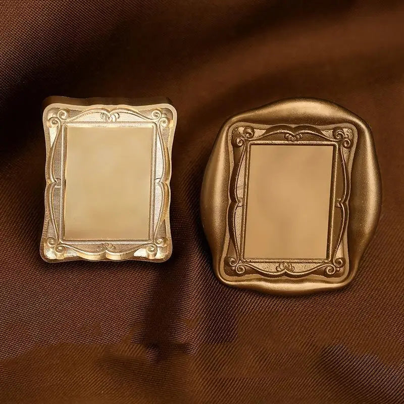 Photo Frame Series Sealing Wax Stamp Head Fire Paint Seal Wax Stamp Heads For DIY Scrapbooking Envelope Wedding Party Invitation