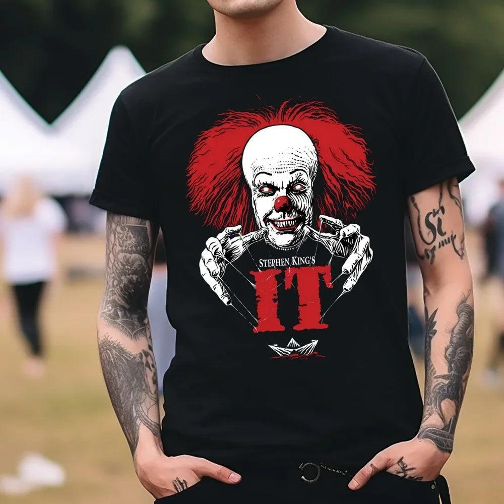 It Pennywise Stephen King Movie Horror Book Movie Film T-Shirt Black - Premium T-Shirt from Lizard Vigilante - Just $23.99! Shop now at Lizard Vigilante