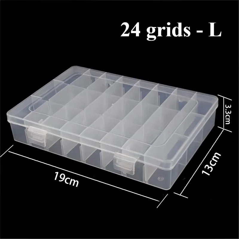 Mini Plastic Rectangular Storage Box Translucent Packing Box Dustproof Durable Strong Jewelry Case Container Home Storage