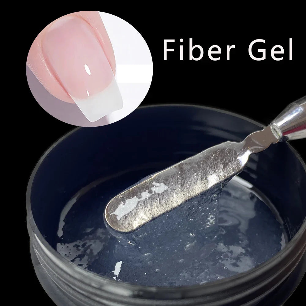 Jillnails 100g Glitter Shimmer Milky Hard Gel Builder Nail for Nails ExtensionsRoyal Blue Pink  UV LED Camouflage  Selfleveling