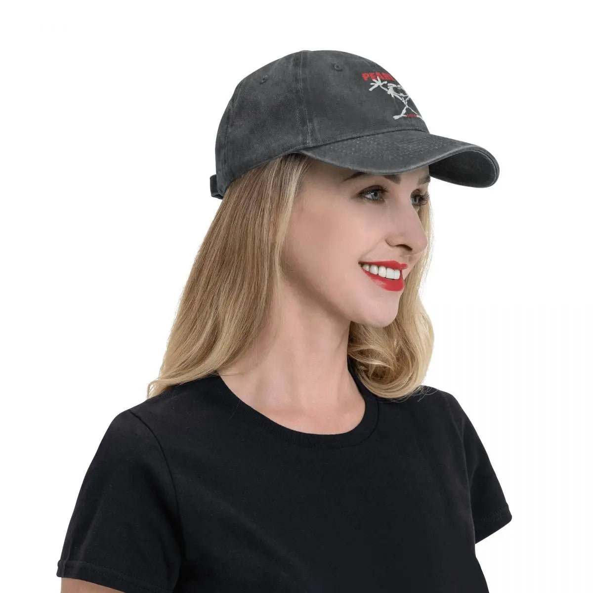 Pearl Jam Emblem Rock Grunge Band Baseball Cap – Unisex Distressed Washed Casual Summer Hat - Premium hats from Lizard Vigilante - Just $23.88! Shop now at Lizard Vigilante